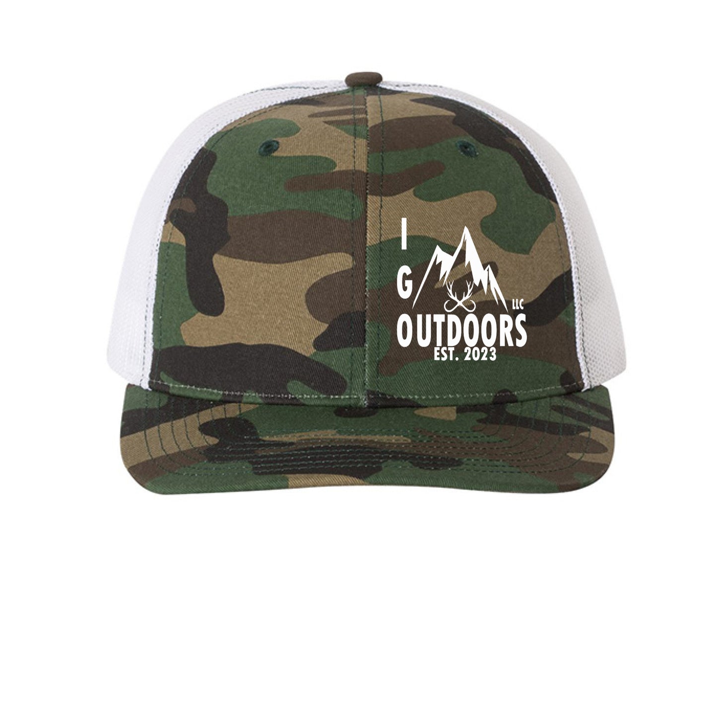 Army Camo/ White - FRONT